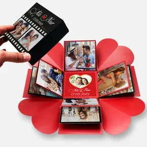 Romantik Film Şeridi Patlayan Kutu Sürprizi