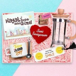 Hayat Seninle Daha Güzel Konsept Hediye Kutusu