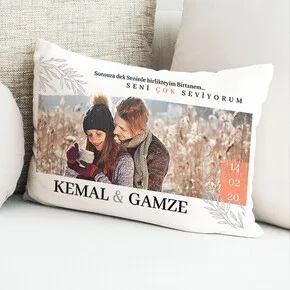 Her An Seninleyim Fotoğraflı Yastık