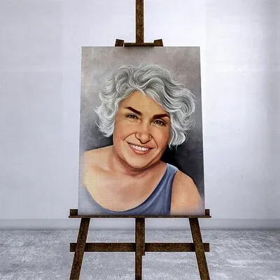 Kişiye Özel Tek Kişi Yağlı Boya Resim