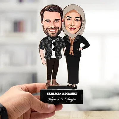 Karikatürlü Sen Benim Canımsın Biblosu