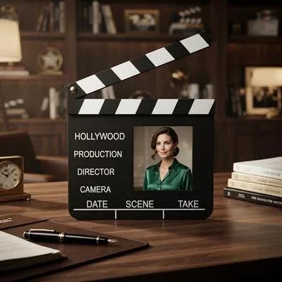 Sinema Klaketi Fotoğraf Çerçevesi