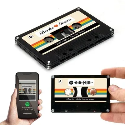 Kişiye Özel Spotify Ses İzi Nostaljik Kaset