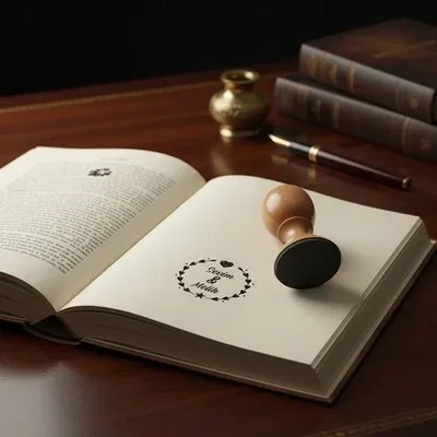 Sevgililer Günü Hediyesi Kitap Mührü