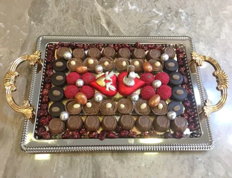 Çifte Kumrular Söz ve Nişan Tepsisi