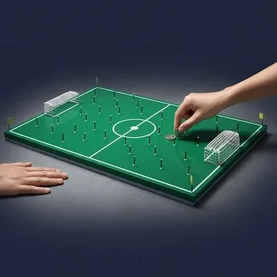 El Yapımı Nostaljik Çivili Futbol Sahası