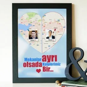 Şehirler Ayrı Olsa da Kalplerimiz Bir Çerçevesi