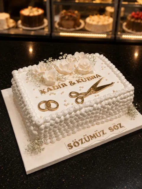 Söz ve Nişan Pastası (15-20 Kişilik)