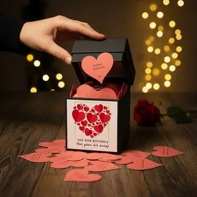 Her Güne 365 Adet Aşk Mesajı Kutusu