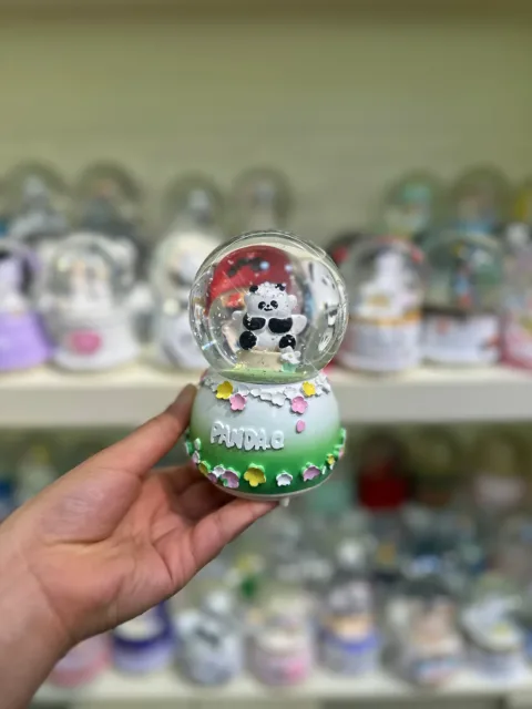 Tontiş Panda Figürlü Orta Boy Kar Küresi