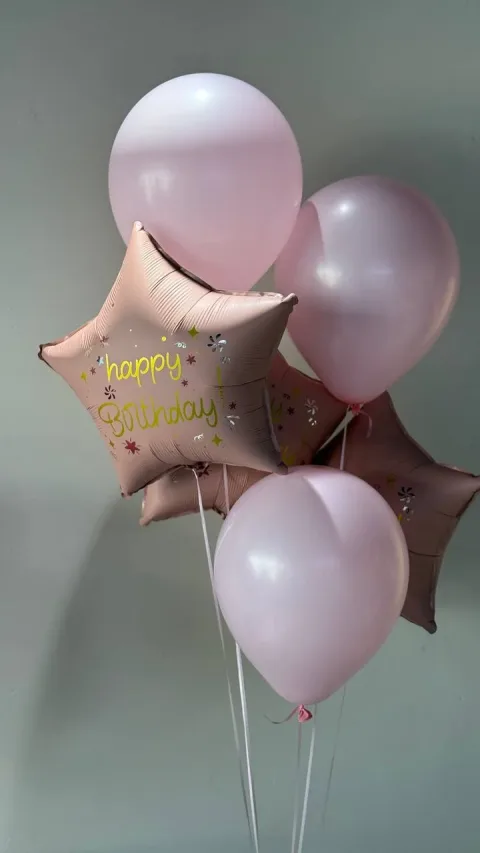 Pembe Doğum Günü Balonları