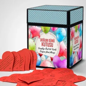Sevgiliye Doğum Günü Kutusu