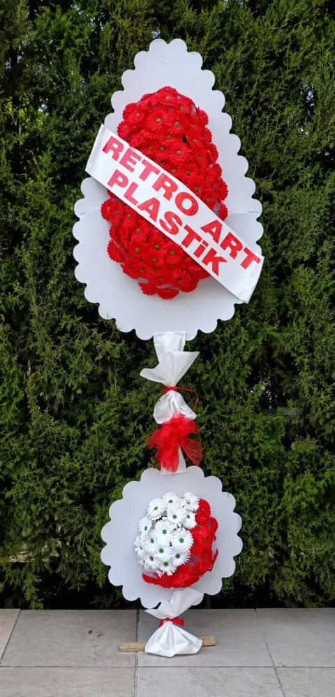 Yapay Gerbera Çelenk - 200 cm