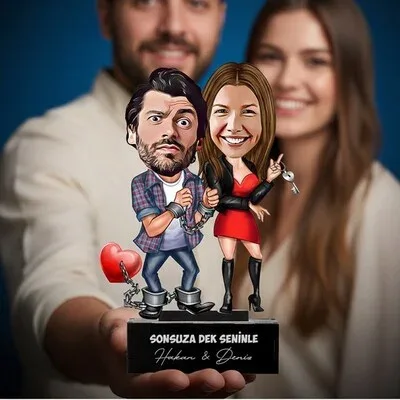 Ben Sana Mahkum Karikatürlü Biblo