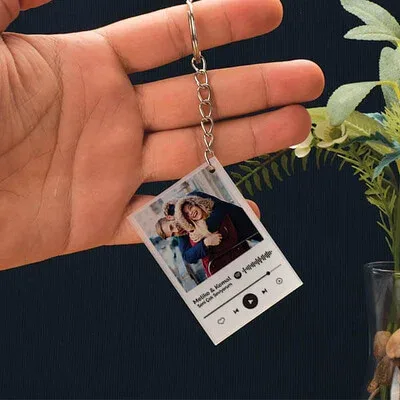 Kişiye Özel Spotify Pleksi Anahtarlık