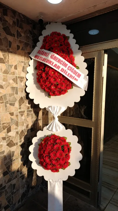 Gösterişli Tebrik Çelengi - 220 cm