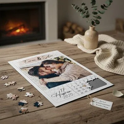 Birinci Yıldönümü Hediyesi Puzzle