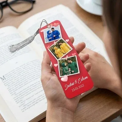 Canım Aşkım 3 Fotoğraflı Kitap Okuma Ayracı