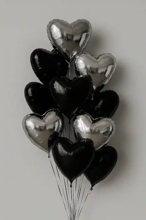 Siyah Balon Kalpli