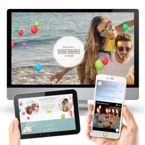 Doğum Gününe Özel Web Sitesi