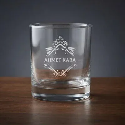 İsme Özel Tasarım Viski Kadehi