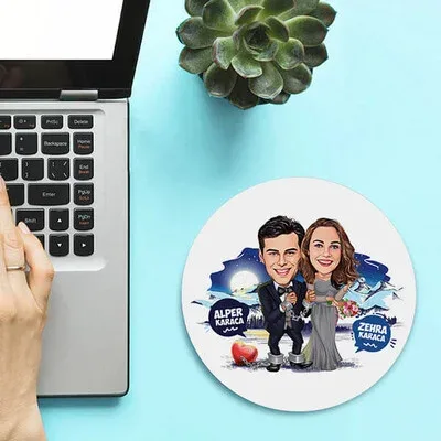 Her Zaman Beraberiz Karikatürlü Mousepad