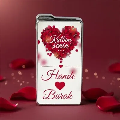 Romantik Temalı Sevgili Çakmağı