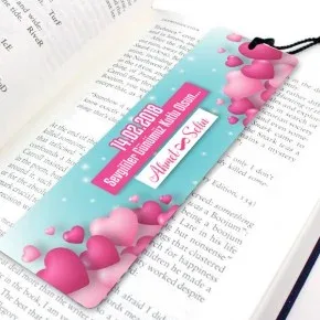 Okuduğun Her Kitabında Beni Hatırla Kitap Ayracı