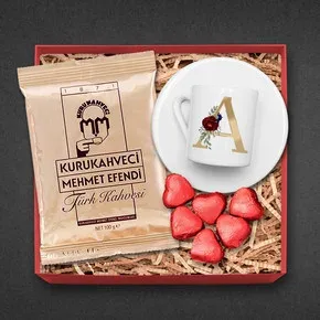 Kahve Severlere Kişiye Özel Konsept Hediye Kutusu