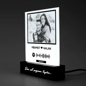 Kişiye Özel Ses İzi Led Işıklı Dekor