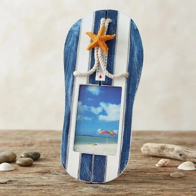 Dekoratif Tatil Terliği Resim Çerçevesi
