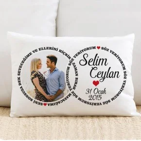 Kişiye Özel Sonsuz Aşkımız Yastık