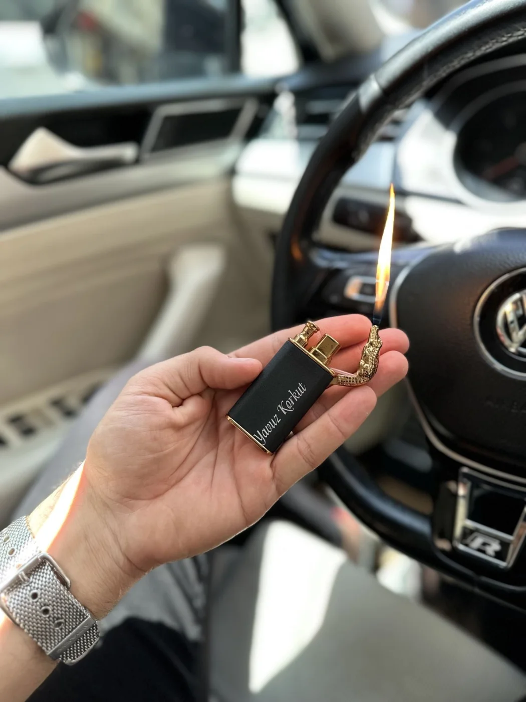 Ejderha Alevli Luxury Çakmak