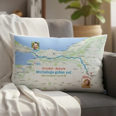Kişiye Özel Mutluluğa Giden Yol Yastık