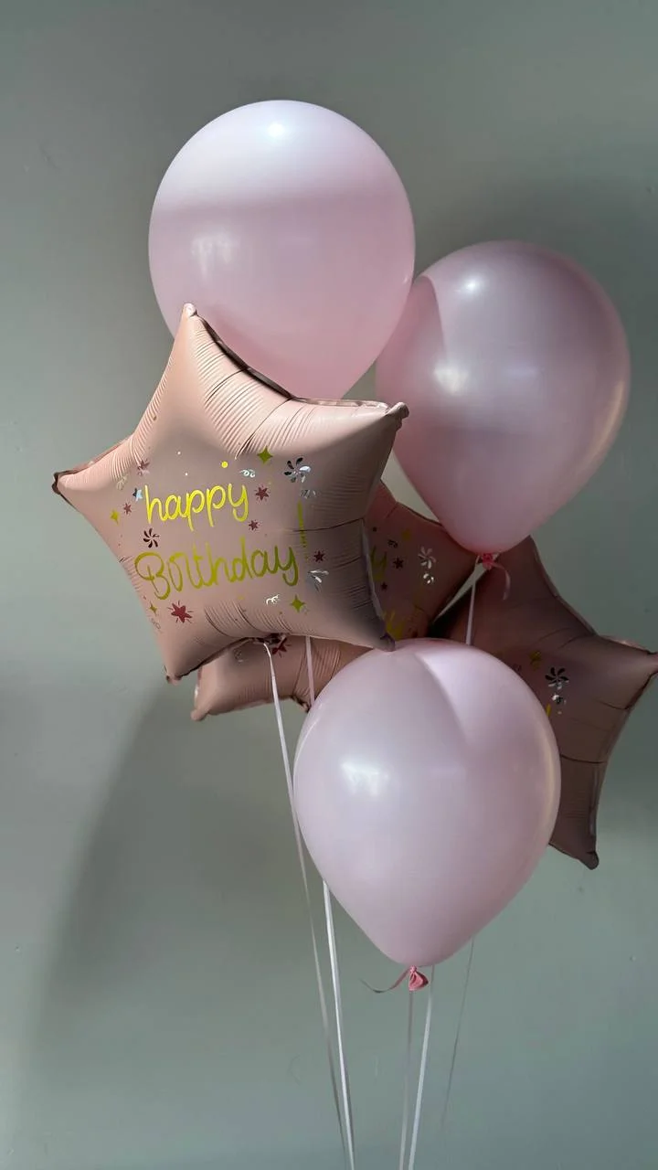Pembe Doğum Günü Balonları