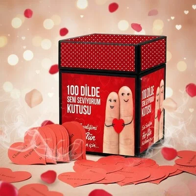 100 Dilde Seni Seviyorum Kutusu
