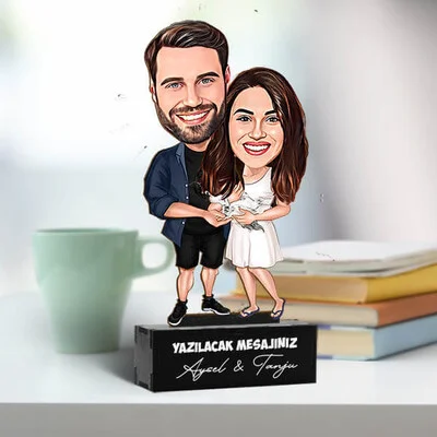 Karikatürlü Her Zaman Mutluyuz Biblosu