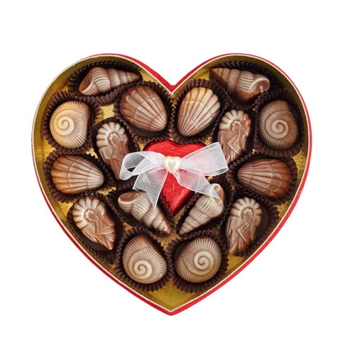Sea Heart Exclusive Hediyelik Çikolata Kalp Kutu