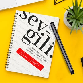 Kişiye Özel Sevgili Defter ve Kalem Seti