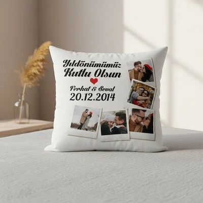 Yıldönümümüz Kutlu Olsun Aşkım Yastık