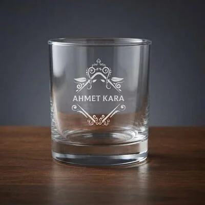 İsme Özel Tasarım Viski Kadehi