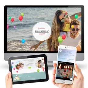 Doğum Gününe Özel Web Sitesi