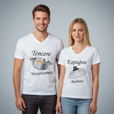 Sevgili Tişörtleri - Tencere ve Kapak