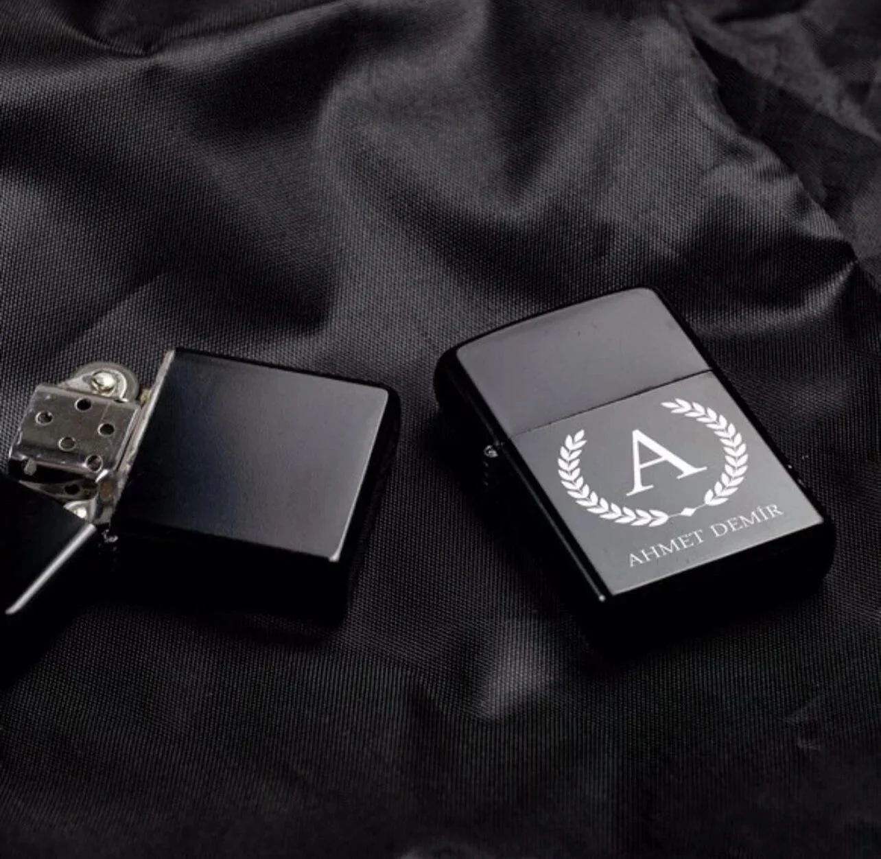 Metal Zippo Modeli Benzinli Çakmak