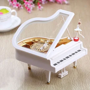 Piyano Tasarımlı Müzik Kutusu
