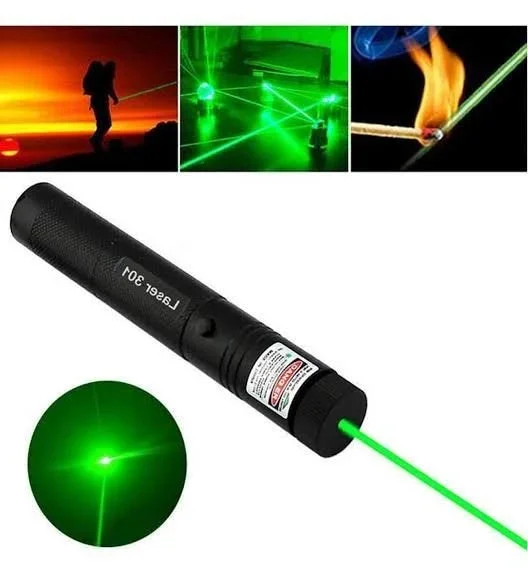Şarjlı Metal Kasa Yeşil Lazer