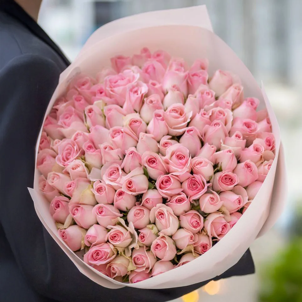 101 Pembe Gül Buketi – Model 39