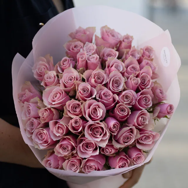 51 Gül Buketi Pembe