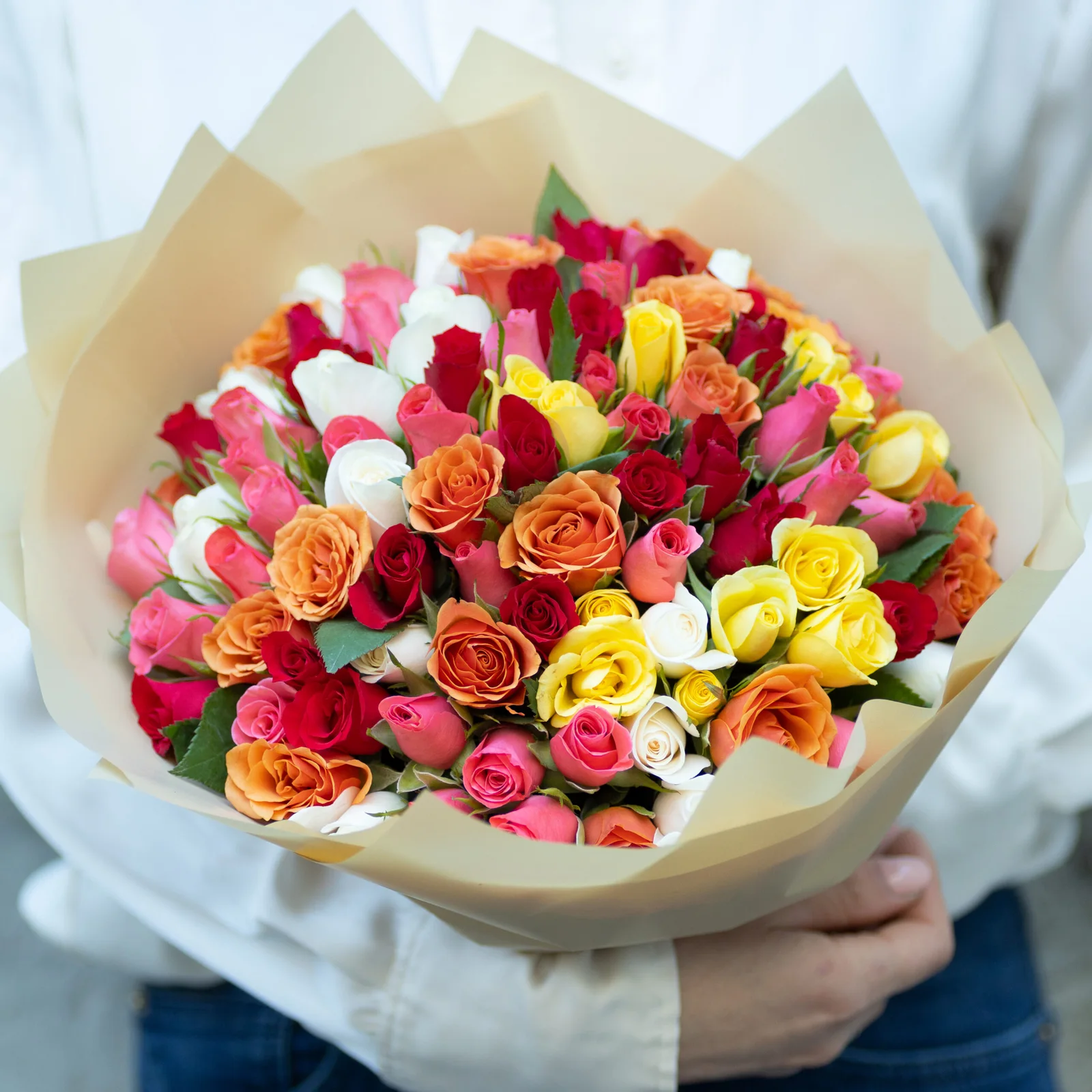 101 Gül Buketi – 25-35 cm