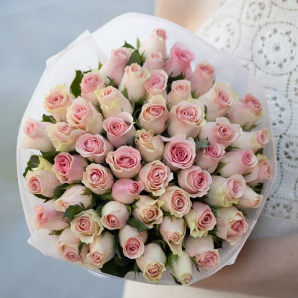 51 Pembe Gül Buketi – Model 55